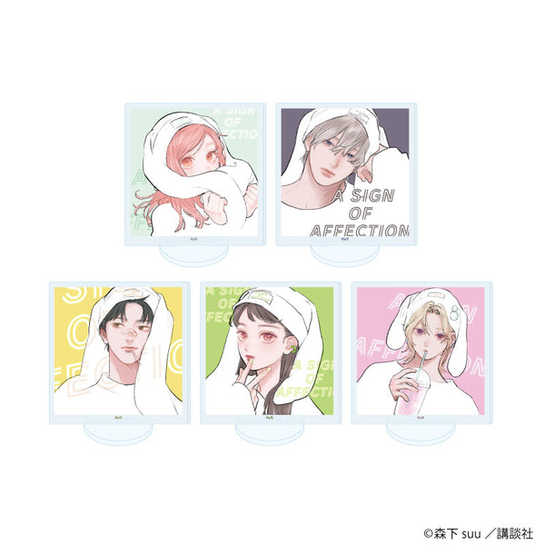 『ゆびさきと恋々』アクリルぷちスタンド01/コンプリートセット(全5種)(公式イラスト)